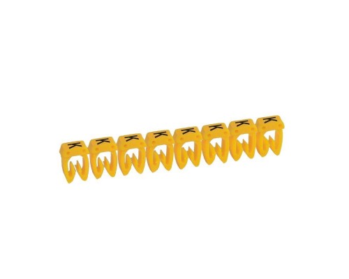 Маркер каб. 0.5-1.5кв.мм CAB3 K (уп.300шт) Leg 038310