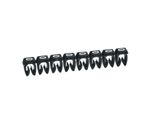 Маркер каб. 1.5-2.5кв.мм CAB3 0 черн. (уп.1200шт) Leg 038220
