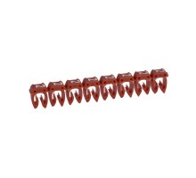 Маркер каб. 1.5-2.5кв.мм CAB3 2 красн. (уп.1200шт) Leg 038222