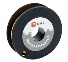 Маркер каб. 2.5кв.мм 1 (ЕС-1) (уп.1000шт) EKF plc-KM-2.5-1