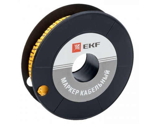 Маркер каб. 2.5кв.мм 3 (ЕС-1) (уп.1000шт) EKF plc-KM-2.5-3