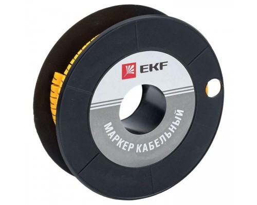 Маркер каб. 2.5кв.мм 7 (ЕС-1) (уп.1000шт) EKF plc-KM-2.5-7