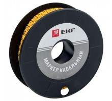 Маркер каб. 2.5кв.мм N (ЕС-1) (уп.1000шт) EKF plc-KM-2.5-N
