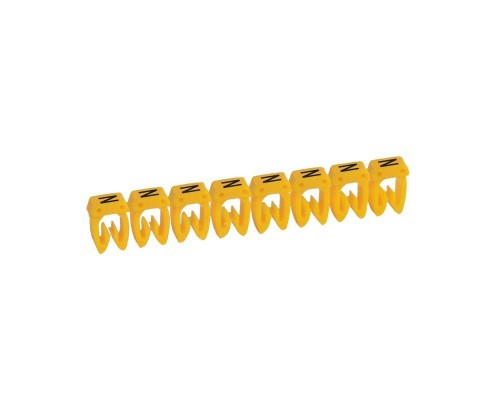 Маркер каб. 4.0-6.0кв.мм CAB3 N жел. (уп.300шт) Leg 038373