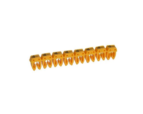 Маркер каб. 4.0-6.0кв.мм CAB3 земля жел. (уп.300шт) Leg 038296