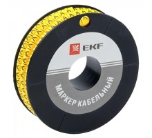 Маркер каб. 4.0кв.мм A (ЕС-2) (уп.500шт) EKF plc-KM-4-A