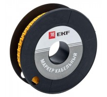 Маркер каб. 4.0кв.мм C (ЕС-2) (уп.500шт) EKF plc-KM-4-C