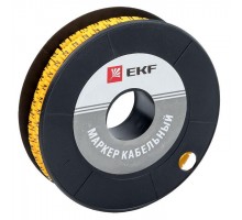 Маркер каб. 4.0кв.мм N (ЕС-2) (уп.500шт) EKF plc-KM-4-N