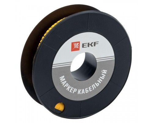 Маркер каб. 6.0кв.мм 2 (ЕС-3) (уп.350шт) EKF plc-KM-6-2