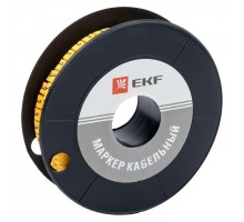 Маркер каб. 6.0кв.мм 3 (ЕС-3) (уп.350шт) EKF plc-KM-6-3