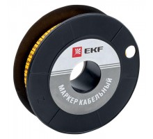 Маркер каб. 6.0кв.мм 6 (ЕС-3) (уп.350шт) EKF plc-KM-6-6