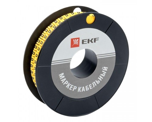 Маркер каб. 6.0кв.мм B (ЕС-3) (уп.350шт) EKF plc-KM-6-B