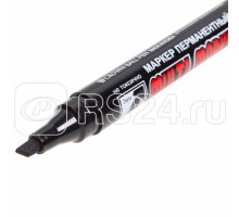 Маркер перманентный Crown Multi Marker Chisel 5мм скошенный черн 08-8801