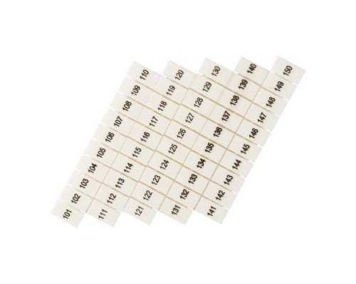 Маркеры для JXB-ST 1.5 с нумерацией 100-150 (уп.10шт) PROxima EKF zb-st-1.5-100-150