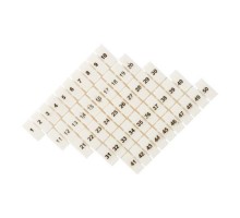 Маркеры для JXB-ST 1.5 с нумерацией 1-50 (уп.10шт) PROxima EKF zb-st-1.5-1-50