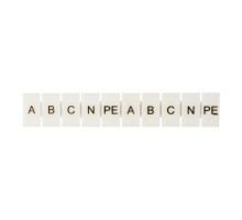 Маркеры для JXB-ST 1.5 с символами A. B. C. N. PE (уп.10шт) PROxima EKF zb-st-1.5-A-PE