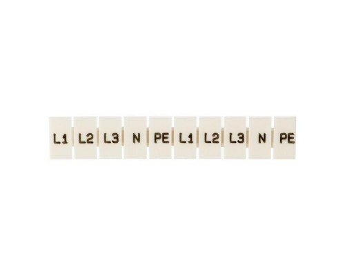 Маркеры для JXB-ST 1.5 с символами L1. L2. L3. N. PE (уп.10шт) PROxima EKF zb-st-1.5-L-1-3