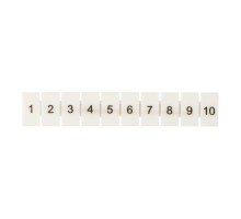 Маркеры для JXB-ST 2.5 с нумерацией 1-10 (уп.10шт) PROxima EKF zb-st-2.5-1-10