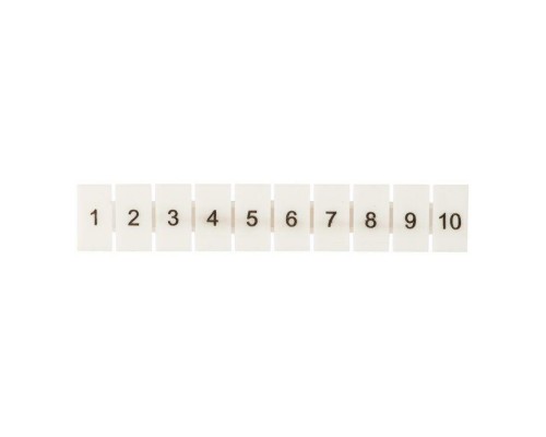 Маркеры для JXB-ST 2.5 с нумерацией 1-10 (уп.10шт) PROxima EKF zb-st-2.5-1-10
