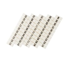 Маркеры для JXB-ST 2.5 с нумерацией 50-100 (уп.10шт) PROxima EKF zb-st-2.5-50-100