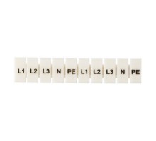 Маркеры для JXB-ST 2.5 с символами L1. L2. L3. N. PE (уп.10шт) PROxima EKF zb-st-2.5-L-1-3