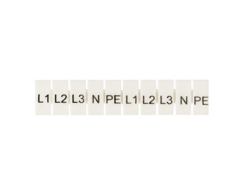 Маркеры для JXB-ST 4 с символами L1. L2. L3. N. PE (уп.10шт) PROxima EKF zb-st-4-L-1-3