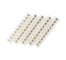Маркеры для JXB-ST 6 с нумерацией 1-50 (уп.10шт) PROxima EKF zb-st-6-1-50