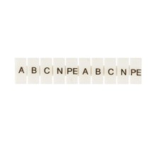 Маркеры для JXB-ST 6 с символами A. B. C. N. PE (уп.10шт) PROxima EKF zb-st-6-A-PE