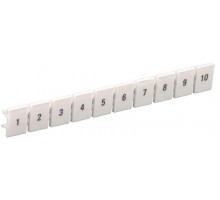 Маркеры для КПИ-6кв.мм с нумерацией №№ 1-10 ИЭК YZN11M-006-K00-10