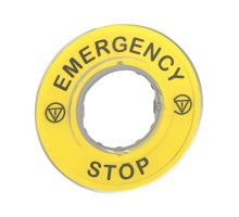 Маркировка 3D EMERGENCY STOP SchE ZBY9320