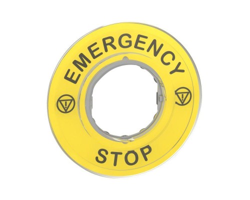 Маркировка 3D EMERGENCY STOP SchE ZBY9320
