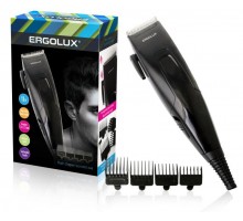 Машинка ELX-HC01-C48 для стрижки волос 15Вт 220-240В черн. Ergolux 13135