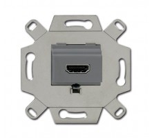 Механизм HDMI-розетки/разъема HDMI-type A Full HD 20 полюсов сер. ABB 2CKA000230A0432