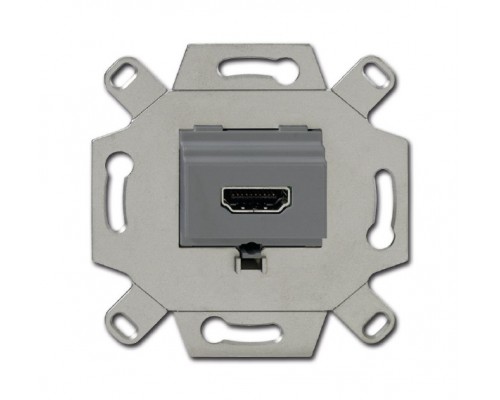 Механизм HDMI-розетки/разъема HDMI-type A Full HD 20 полюсов сер. ABB 2CKA000230A0432