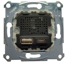 Механизм USB-зарядки MERTEN A+C 2.4А SchE MTN4366-0110