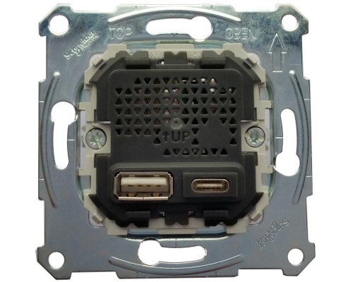 Механизм USB-зарядки MERTEN A+C 2.4А SchE MTN4366-0110