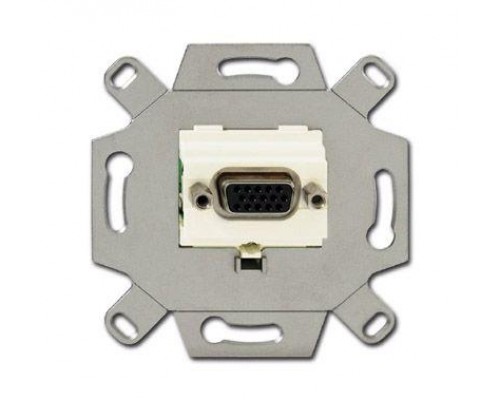 Механизм VGA-розетки/разъема D-type Full HD 15 полюсов сл. кость ABB 2CKA000230A0424