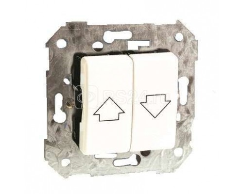 Механизм для управления жалюзи (кнопки без блокировки) 10А 250В Simon27 сл. кость Simon 27396-62