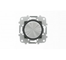 Механизм электронного поворотного светорегулятора для LED 2-100Вт SKY Moon кольцо черн. стекло ABB 2CLA866020A1501