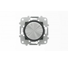Механизм электронного универсального поворотного светорегулятора 60-500Вт SKY Moon кольцо черн. стекло ABB 2CLA866000A1501