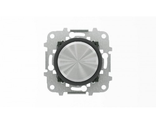 Механизм электронного универсального поворотного светорегулятора 60-500Вт SKY Moon кольцо черн. стекло ABB 2CLA866000A1501