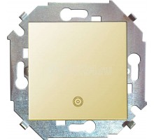 Механизм кнопки клавишной 1-м СП с пиктограм. 16А Simon15 сл. кость 1591150-031