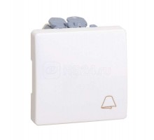 Механизм кнопки клавишной свет 10А 250В Simon27 бел. 27151-65