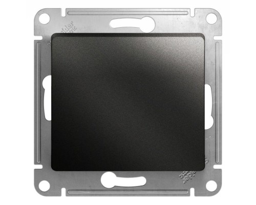 Механизм кнопки нажимного 1-кл. СП Glossa 10А IP20 (сх. 1) 10AX антрацит SchE GSL000715