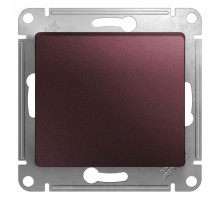 Механизм кнопки нажимного 1-кл. СП Glossa 10А IP20 (сх. 1) 10AX баклажан. SchE GSL001115