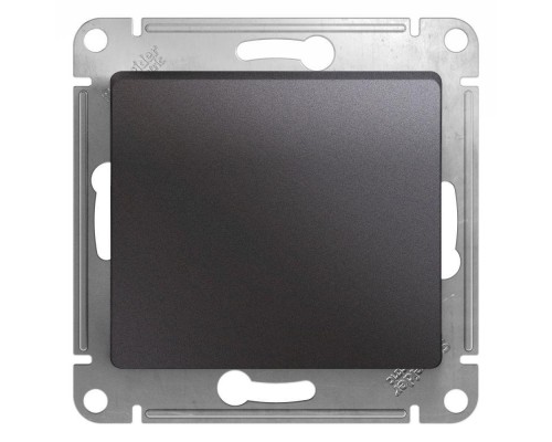 Механизм кнопки нажимного 1-кл. СП Glossa 10А IP20 (сх. 1) 10AX графит SchE GSL001315