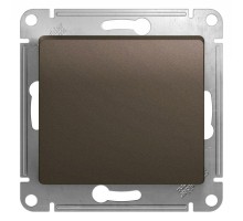 Механизм кнопки нажимного 1-кл. СП Glossa 10А IP20 (сх. 1) 10AX шоколад. SchE GSL000815
