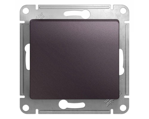 Механизм кнопки нажимного 1-кл. СП Glossa 10А IP20 (сх. 1) 10AX сиренев. туман SchE GSL001415
