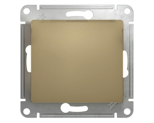 Механизм кнопки нажимного 1-кл. СП Glossa 10А IP20 (сх. 1) 10AX титан SchE GSL000415