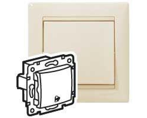 Механизм кнопки с пикт. звонка Valena сл. кость Leg 774116